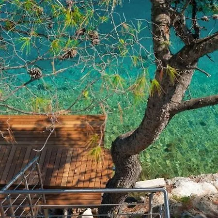 Luxury Seafront Prestige Brac With Private Pool, Sauna And Gym And Private Sea Deck At The On Brac Island Villa *