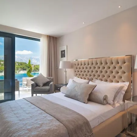 Luxury Seafront Prestige Brac With Private Pool, Sauna And Gym And Private Sea Deck At The On Brac Island