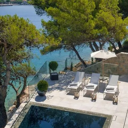 Luxury Seafront Prestige Brac With Private Pool, Sauna And Gym And Private Sea Deck At The On Brac Island Villa Selca (Brac)